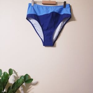 CUPSHE NWOT Color Block HR Bikini Bottom - M